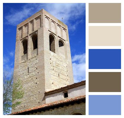 Arevalo San Martin Exterior Tower Building Church Spain Religious Image